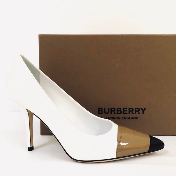 Burberry Shoes - Burberry “Runway” Annalise Cap-Toe Pointy Toe Pump